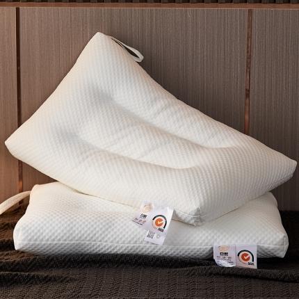 91家纺网 家纺一手货源 找家纺 总乐可 新款三分区针织护颈大豆蛋白枕芯SPA助眠按摩枕头