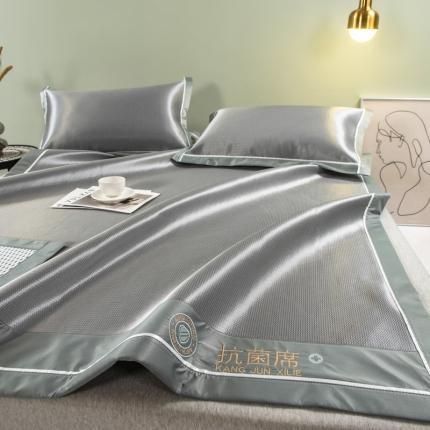 91家纺网 家纺一手货源 找家纺 (总) 印季 2023新款1200D加厚绣花抗菌碳光席