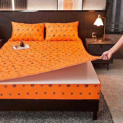 91家纺网 家纺一手货源 找家纺 (总) 纤雅床笠 2024新款亲肤印花抗菌六面全包夹棉床笠