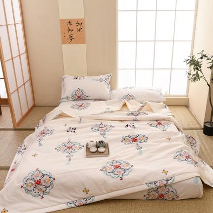 91家纺网 家纺一手货源 找家纺 （总）圣楚 2024新款大豆纤维夏被夏凉被空调被子直播