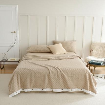 91家纺网 家纺一手货源 找家纺 （总）华超针织 2022新款水洗提花华夫格夏被