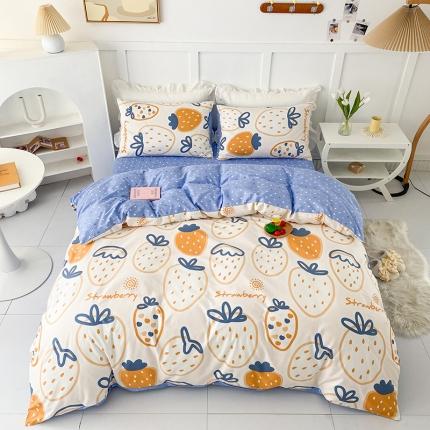 91家纺网 家纺一手货源 找家纺 （总）珺柔 2022新款13070全棉四件套