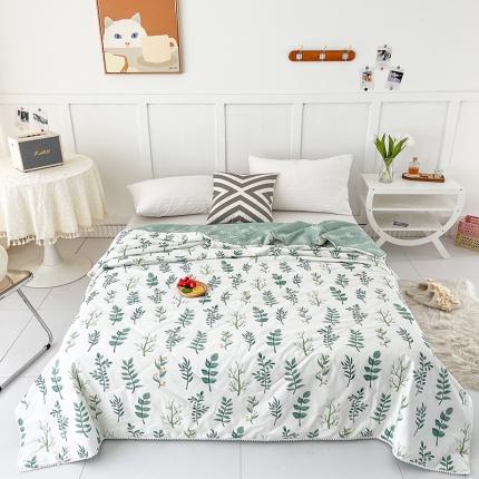 91家纺网 家纺一手货源 找家纺 珺柔 2022新款13070全棉印花夏凉被 琉璃