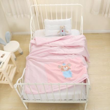 91家纺网 家纺一手货源 找家纺 喜多兔 2022新款彩虹空调被 彩虹-香香鼠