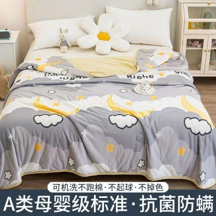 91家纺网 家纺一手货源 找家纺 芃成 2022新款A类针织棉夏被 美梦