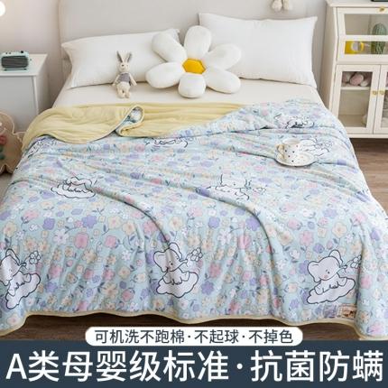 91家纺网 家纺一手货源 找家纺 芃成 2022新款A类针织棉夏被 小象