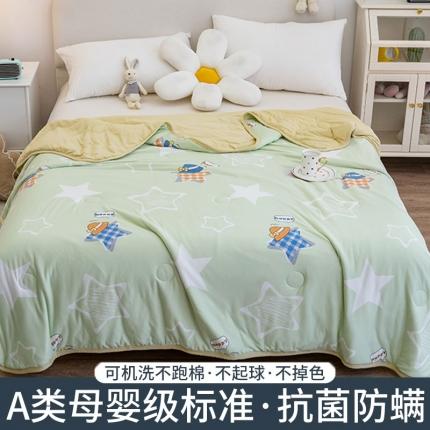 91家纺网 家纺一手货源 找家纺 芃成 2022新款A类针织棉夏被 星恋