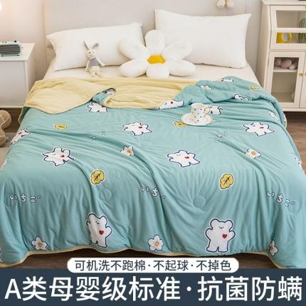 91家纺网 家纺一手货源 找家纺 芃成 2022新款A类针织棉夏被 左心房