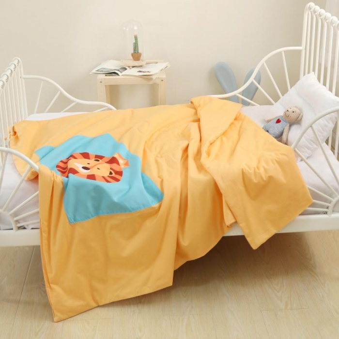 91家纺网 家纺一手货源 找家纺 喜多兔 2022新款彩虹空调被 彩虹-贝恩狮