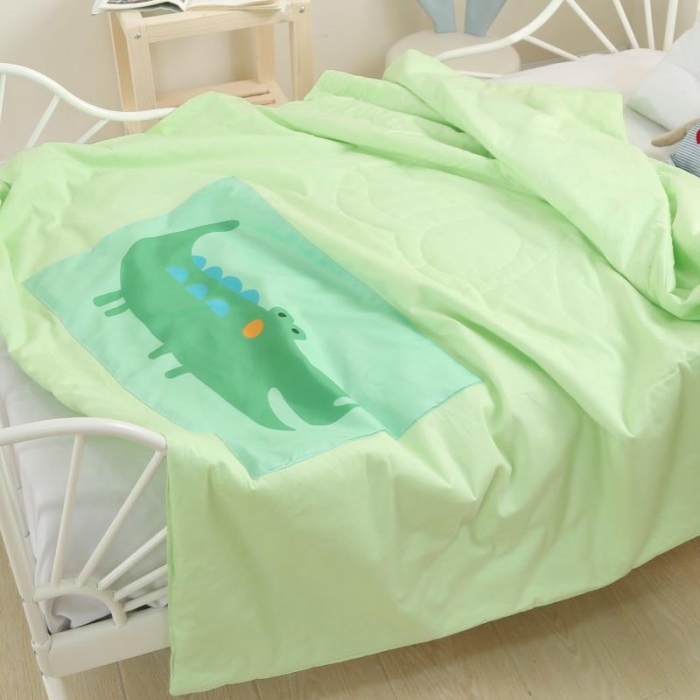 91家纺网 家纺一手货源 找家纺 喜多兔 2022新款彩虹空调被 彩虹-鳄鱼宝宝