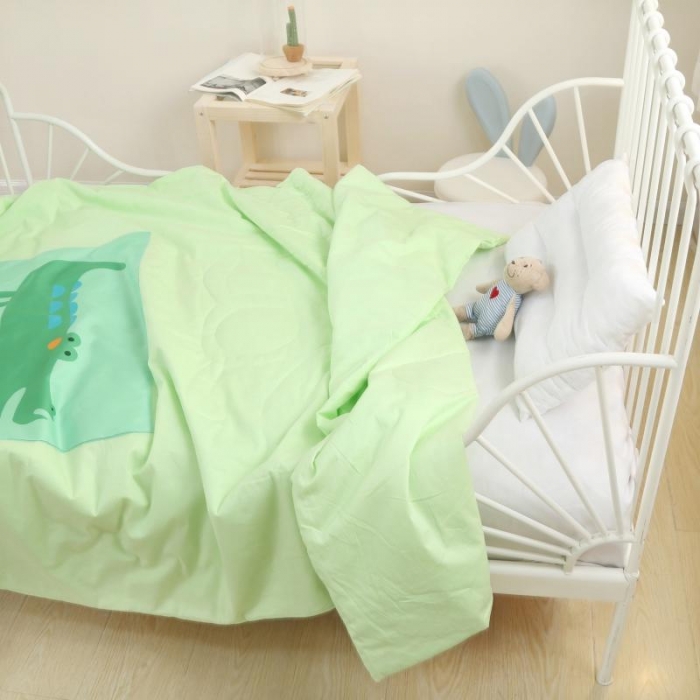 91家纺网 家纺一手货源 找家纺 喜多兔 2022新款彩虹空调被 彩虹-鳄鱼宝宝