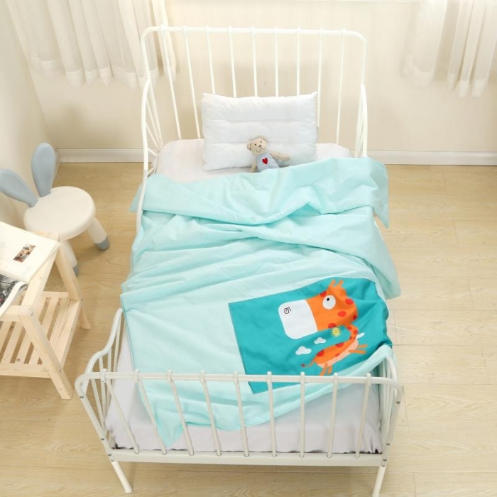 91家纺网 家纺一手货源 找家纺 喜多兔 2022新款彩虹空调被 彩虹-欢乐小鹿