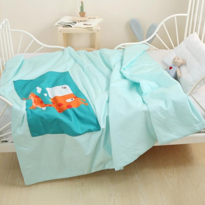 91家纺网 家纺一手货源 找家纺 喜多兔 2022新款彩虹空调被 彩虹-欢乐小鹿