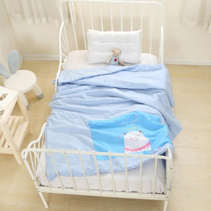 91家纺网 家纺一手货源 找家纺 喜多兔 2022新款彩虹空调被 彩虹-睡觉熊