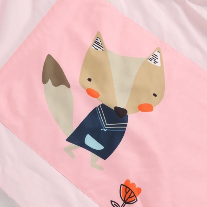 91家纺网 家纺一手货源 找家纺 喜多兔 2022新款彩虹空调被 彩虹-淘气小狐