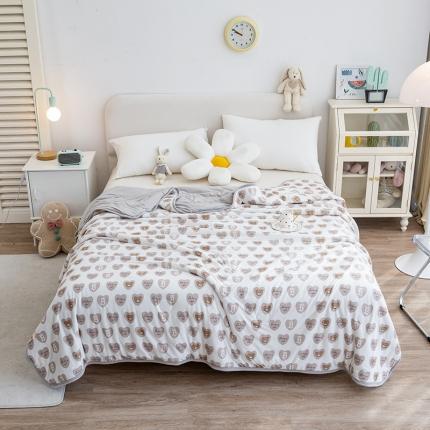 芃成 2022新款A类针织棉夏被 爱心熊