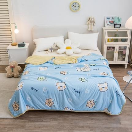 芃成 2022新款A类针织棉夏被 大白熊