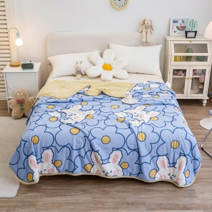 芃成 2022新款A类针织棉夏被 可爱兔