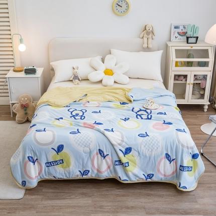 芃成 2022新款A类针织棉夏被 苹果派