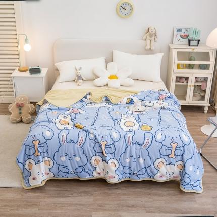 芃成 2022新款A类针织棉夏被 奇趣乐园