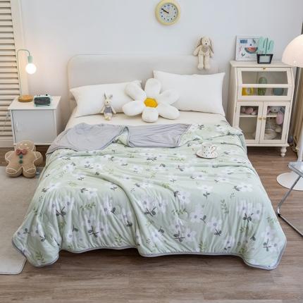 芃成 2022新款A类针织棉夏被 悦红颜