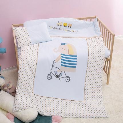 91家纺网 家纺一手货源 找家纺 (总)喜多兔 2022新款针织棉印花幼儿园三件套