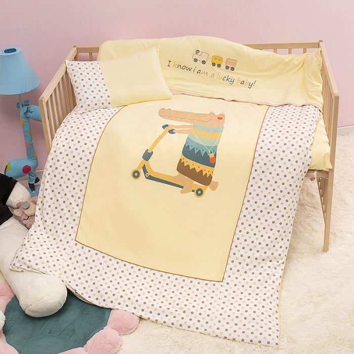 91家纺网 家纺一手货源 找家纺 (总)喜多兔 2022新款针织棉印花幼儿园三件套