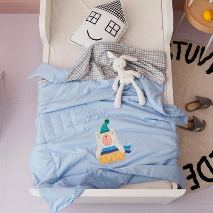 91家纺网 家纺一手货源 找家纺 喜多兔 2022新款全棉水洗棉夏被空调被-小聚会 小聚会-宝贝熊