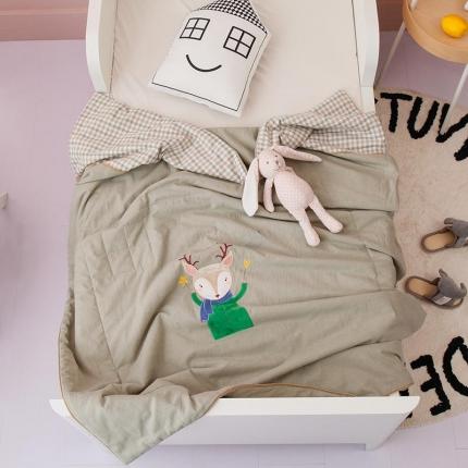 91家纺网 家纺一手货源 找家纺 喜多兔 2022新款全棉水洗棉夏被空调被-小聚会 小聚会-贝蒂小鹿