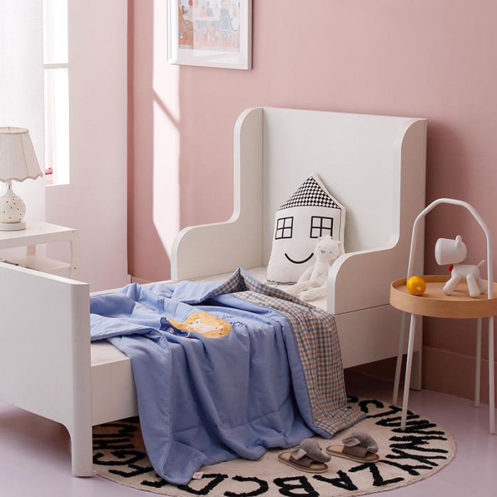 91家纺网 家纺一手货源 找家纺 喜多兔 2022新款全棉水洗棉夏被空调被-小聚会 小聚会-跳跳狮