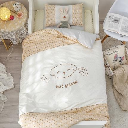 91家纺网 家纺一手货源 找家纺 (总)喜多兔 2022新款简笔画幼儿园儿童床品套件