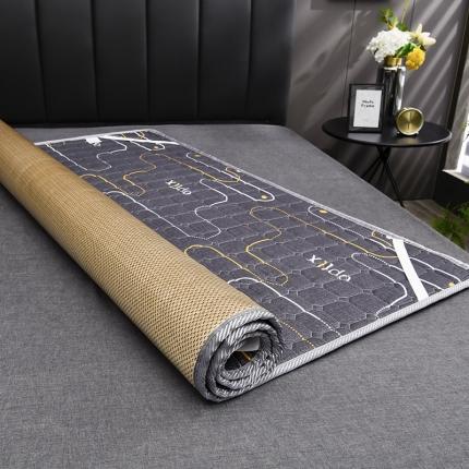 91家纺网 家纺一手货源 找家纺 （总）小牛席业 2022新款日式两用冰藤圆角凉席