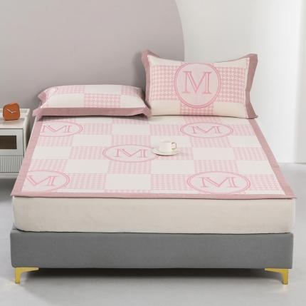 馨蕊 2022新款冰感席 M千鸟格-粉床席款