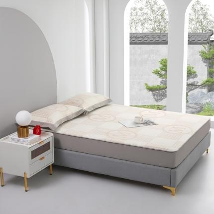 馨蕊 2022新款冰感席 M千鸟格-黄床笠款