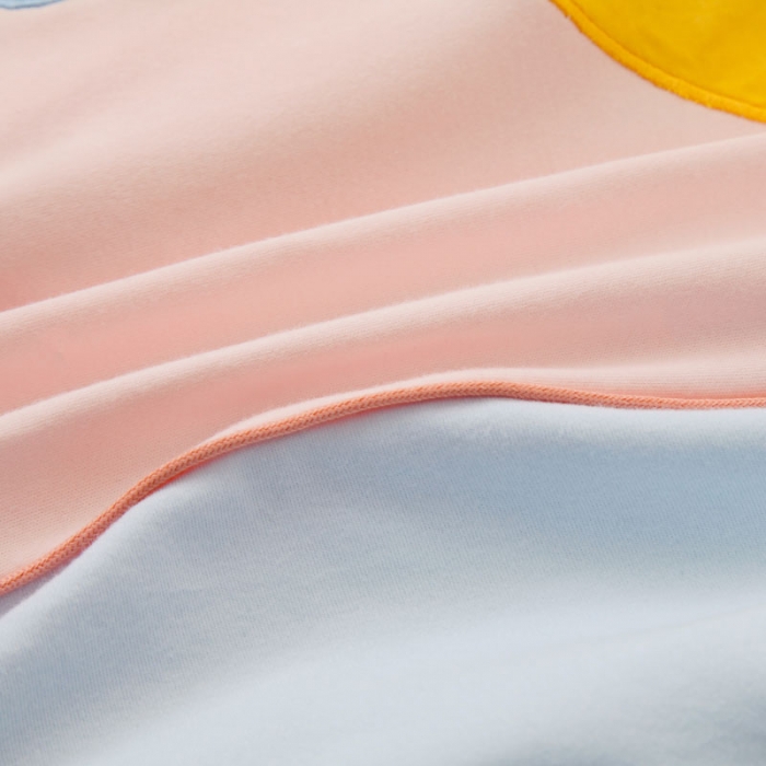 91家纺网 家纺一手货源 找家纺 喜多兔 2022新款全棉针织三件套床品套件-神奇伙伴 粉色睡觉兔