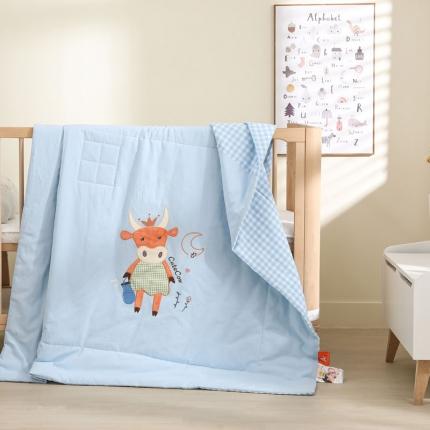 91家纺网 家纺一手货源 找家纺 (总)喜多兔 2022新款小欢畅纯棉水洗色织空调被夏被