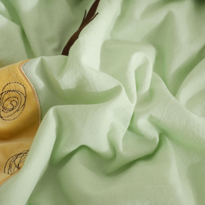 91家纺网 家纺一手货源 找家纺 喜多兔 2022新款小欢畅纯棉水洗色织空调被夏被 勤劳花牛宝贝