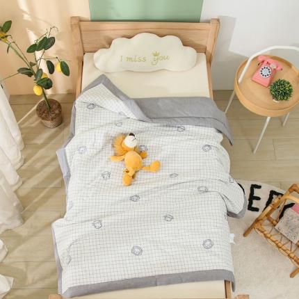 91家纺网 家纺一手货源 找家纺 (总)喜多兔 2022新款小千寻纯棉色织空调被夏被