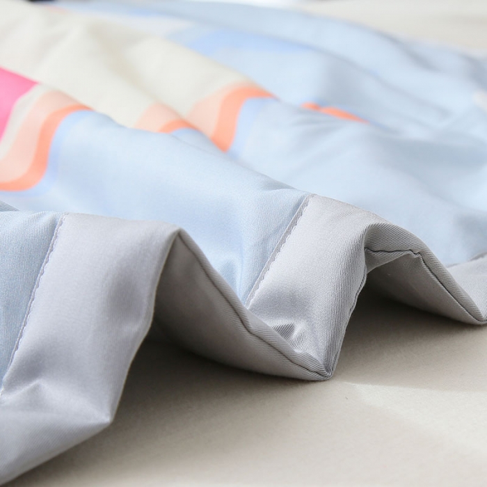 91家纺网 家纺一手货源 找家纺 喜多兔 2022新款小清新莫代尔天丝空调被夏被 灰色小猪崽