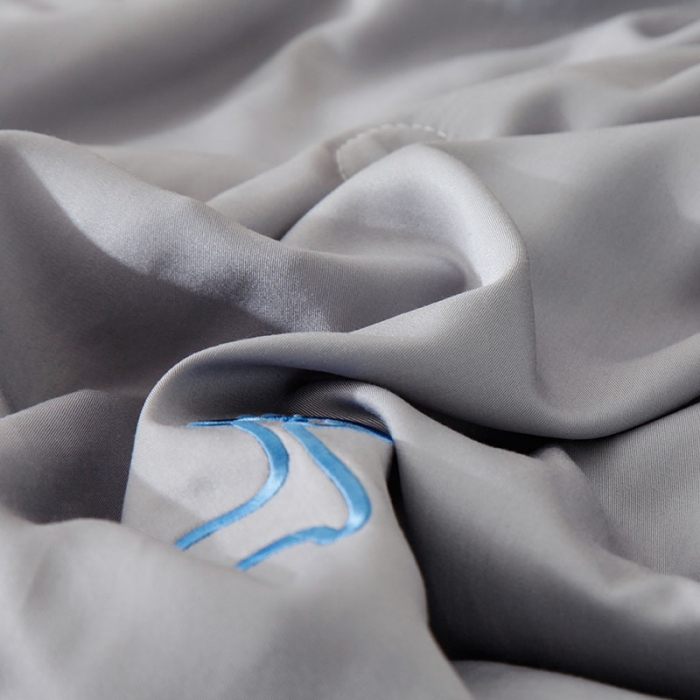 91家纺网 家纺一手货源 找家纺 喜多兔 2022新款莫代尔天丝儿童夏被-小甜蜜 灰色鹿鹿儿