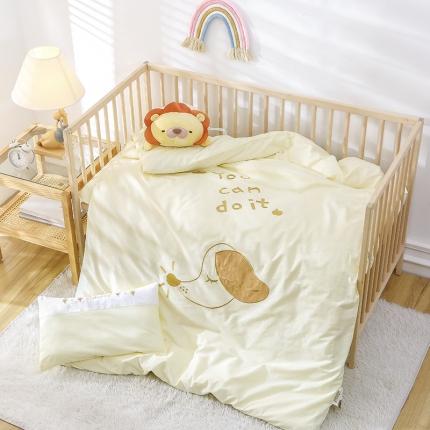 91家纺网 家纺一手货源 找家纺 (总)喜多兔 2022新款小甜心幼儿园儿童床品套件