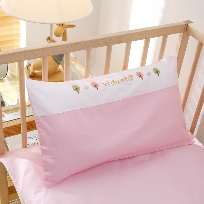 91家纺网 家纺一手货源 找家纺 喜多兔 2022新款小甜心幼儿园儿童床品套件 粉粉刺球