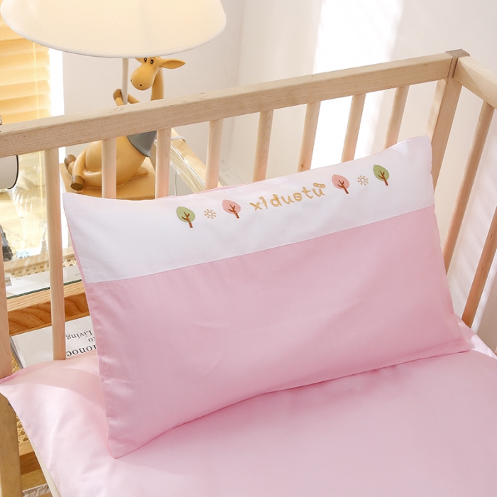 91家纺网 家纺一手货源 找家纺 喜多兔 2022新款小甜心幼儿园儿童床品套件 粉猫凯特