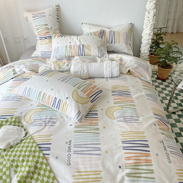 91家纺网 家纺一手货源 找家纺 千朵 2022新款全棉13372四件套 好梦