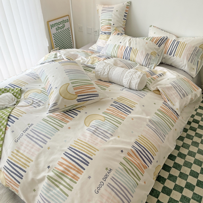 91家纺网 家纺一手货源 找家纺 千朵 2022新款全棉13372四件套 好梦