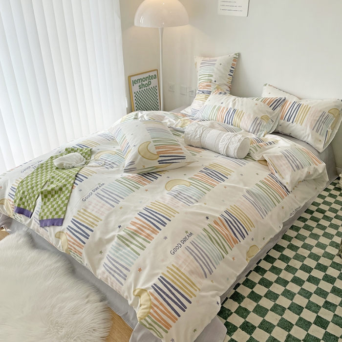 91家纺网 家纺一手货源 找家纺 千朵 2022新款全棉13372四件套 好梦