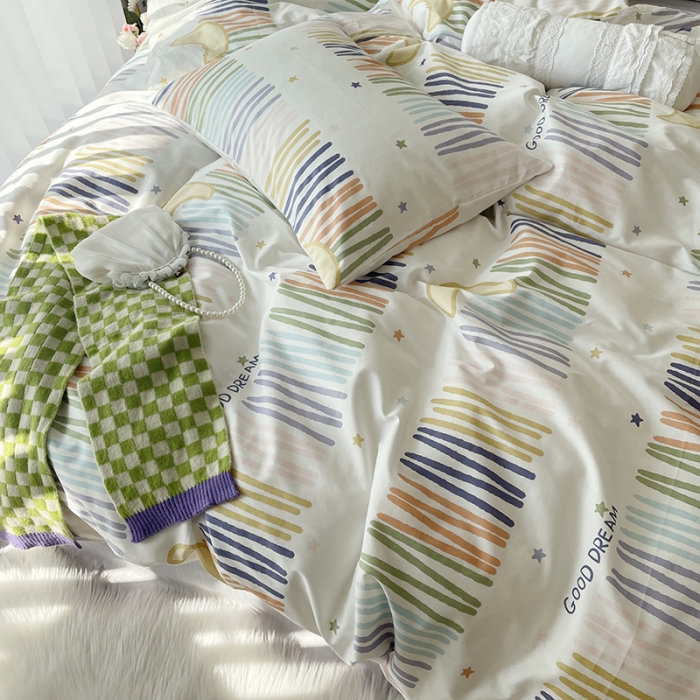 91家纺网 家纺一手货源 找家纺 千朵 2022新款全棉13372四件套 好梦