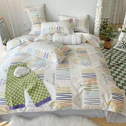 千朵 2022新款全棉13372四件套 好梦