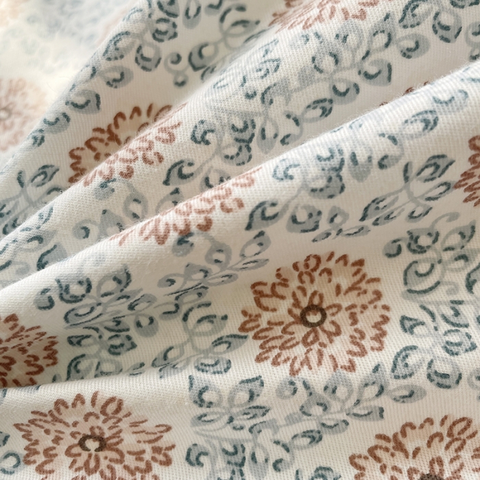 91家纺网 家纺一手货源 找家纺 千朵 2022新款全棉13372四件套 木槿