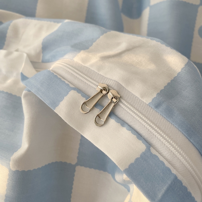 91家纺网 家纺一手货源 找家纺 千朵 2022新款全棉13372四件套 微笑-兰